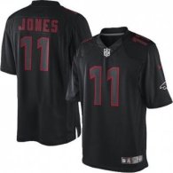 Nike Falcons 11 Julio Jones Black Stitched NFL Impact Limited Jersey