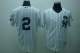 New York Yankees -2 Derek Jeter White GMS The Boss Stitched MLB Jersey