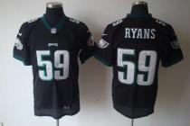 Nike Philadelphia Eagles #59 DeMeco Ryans Black Alternate Men's Stitched NFL Elite Jersey