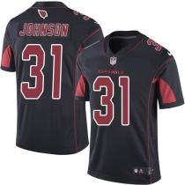 Nike Cardinals -31 David Johnson Black Stitched NFL Color Rush Limited Jersey