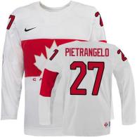 Olympic 2014 CA 27 Alex Pietrangelo White Stitched NHL Jersey