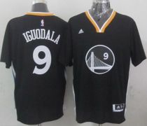 Golden State Warriors -9 Andre Iguodala New Black Alternate Stitched NBA Jersey
