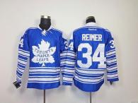Toronto Maple Leafs -34 James Reimer Blue 2014 Winter Classic Stitched NHL Jersey
