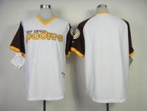 San Diego Padres Blank White 1978 Turn Back The Clock Stitched MLB Jersey