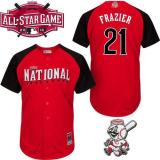 Cincinnati Reds -21 Todd Frazier Red 2015 All-Star National League Stitched MLB Jersey