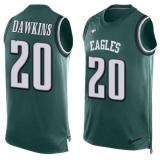 Nike Eagles -20 Brian Dawkins Midnight Green Team Color Stitched NFL Limited Tank Top Jersey