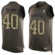 Nike Cardinals -40 Pat Tillman Green Stitched NFL Limited Salute To Service Tank Top Jersey