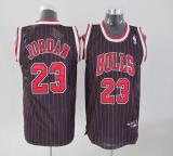 Chicago Bulls #23 Michael Jordan Stitched Black Red Strip Youth NBA Jersey