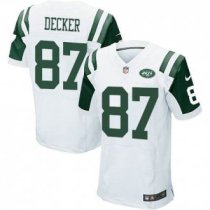 NEW Jets -87 Eric Decker White NFL Elite Jersey
