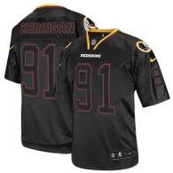 Nike Washington Redskins -91 Ryan Kerrigan Lights Out Black Men's Stitched NFL Elite Jersey