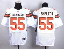 Nike Browns -55 Danny Shelton White Stitched NFL New Elite Jersey