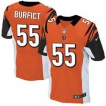 NEW NFL Cincinnati Bengals -55 Burfict Orange Jerseys (Elite)