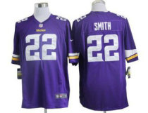 Nike Vikings -22 Harrison Smith Purple Team Color Stitched NFL Game Jersey
