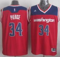 Revolution 30 Washington Wizards -34 Paul Pierce Red Stitched NBA Jersey
