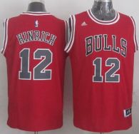 Revolution 30 Chicago Bulls -12 Kirk Hinrich Red Stitched NBA Jersey