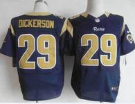 Nike St Louis Rams -29 Eric Dickerson Navy Blue Team Color Men's Stitched NFL Elite Jersey