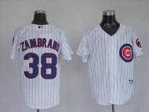 Chicago Cubs -38 Carlos Zambrano Stitched White MLB Jersey