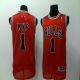 Chicago Bulls -1 Derrick Rose Red MVP Stitched NBA Jersey