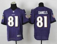 Nike Ravens -81 Owen Daniels Purple Team Color Men's Stitched NFL New Elite Jersey