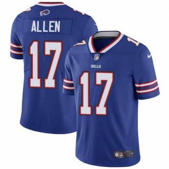 Nike Bills -17 Josh Allen Royal Blue Team Color Stitched NFL Vapor Untouchable Limited Jersey