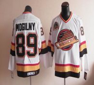 Vancouver Canucks -89 Alexander Mogilny Stitched White CCM Throwback NHL Jersey