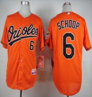 Baltimore Orioles #6 Jonathan Schoop Orange Cool Base Stitched MLB Jersey