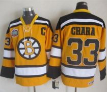 Boston Bruins -33 Zdeno Chara Yellow Winter Classic CCM Throwback Stitched NHL Jersey