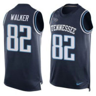 Nike Tennessee Titans -82 Delanie Walker Navy Blue Alternate Stitched NFL Limited Tank Top Jersey
