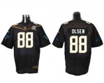 Nike Carolina Panthers -88 Greg Olsen Black 2016 Pro Bowl Stitched NFL Elite Jersey
