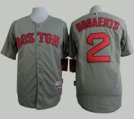 Boston Red Sox #2 Xander Bogaerts Grey Cool Base Stitched MLB Jersey