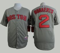 Boston Red Sox #2 Xander Bogaerts Grey Cool Base Stitched MLB Jersey