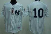 New York Yankees -10 Phil Rizzuto Stitched White MLB Jersey