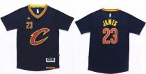 Cleveland Cavaliers -23 LeBron James Navy Blue 2015-2016 Season Stitched NBA Jersey