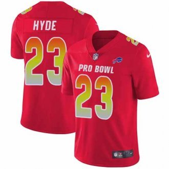 Nike Bills -23 Micah Hyde Red Stitched NFL Limited AFC 2018 Pro Bowl Jersey