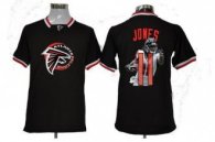 Nike Falcons 11 Julio Jones Black NFL Game All Star Fashion Jersey
