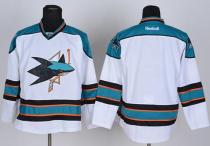 San Jose Sharks Blank Stitched White NHL Jersey
