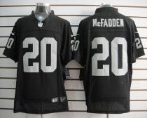 Nike Oakland Raiders #20 Darren McFadden Black Team Color Men's Stitched NFL Elite Jersey