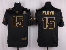 Nike Arizona Cardinals -15 Michael Floyd Pro Line Black Gold Collection Men's Stitched NFL Elite Jer