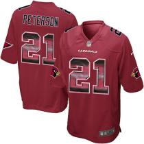 Nike Cardinals -21 Patrick Peterson Red Team Color Stitched NFL Limited Strobe Jersey