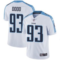 Nike Titans -93 Kevin Dodd White Stitched NFL Vapor Untouchable Limited Jersey