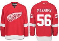 Detroit Red Wings -56 Teemu Pulkkinen Red Stitched NHL Jersey