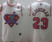 Chicago Bulls -23 Michael Jordan White Flightman Stitched NBA Jersey