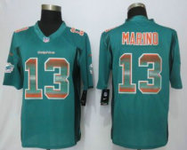 2015 New Nike Miami Dolphins -13 Marino Green Strobe Limited Jersey