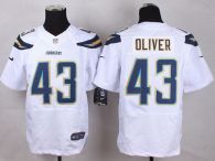 Nike San Diego Chargers #43 Branden Oliver White Men‘s Stitched NFL New Elite Jersey