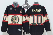 Chicago Blackhawks -10 Patrick Sharp Black New Third 2015 Stanley Cup Stitched NHL Jersey