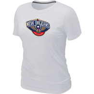 New Orleans Pelicans Big Tall Primary Logo Women T-Shirt (13)