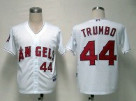 Los Angeles Angels of Anaheim -44 Mark Trumbo White Cool Base Stitched MLB Jersey