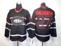 Montreal Canadiens -27 Alex Galchenyuk Black Ice Stitched NHL Jersey