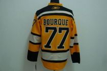 Boston Bruins -77 Ray Bourque Stitched Winter Classic Yellow NHL Jersey