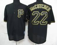 Pittsburgh Pirates #22 Andrew McCutchen Black Fashion Stitched MLB Jersey